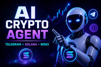 build ai crypto agents, telegram bots and blockchain automation