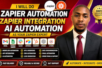 do zapier automation, zapier integration and ai automation as a zapier expert