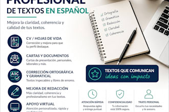 improve your spanish CV or resume professionally