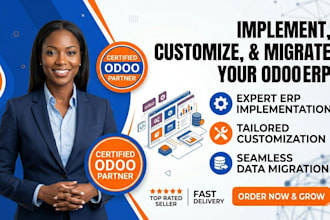 implement customize and migrate your odoo erp as an official partner