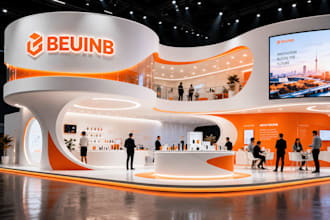 design your trade show booth and exhibition stand in 3d