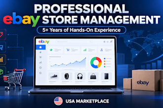 provide professional ebay store management services