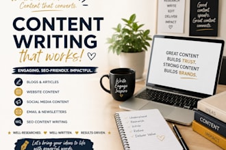 write ai assisted blogs articles and website content
