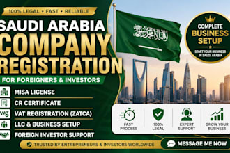 register your company in saudi arabia with misa license and cr