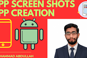 do app development, clone websites, app screenshots , app creation