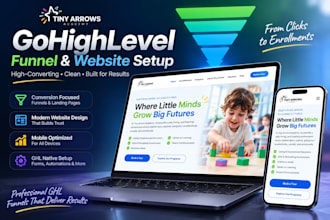 build custom funnels and landing pages