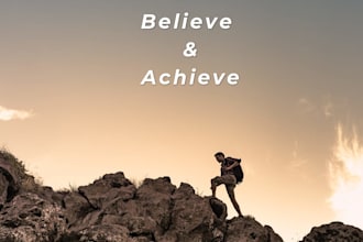 design motivational posters in canva