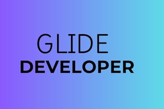 glide app custom CRM custom portal design automated web app glideapps database