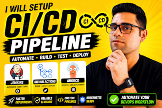 setup cicd pipeline using jenkins github actions and argocd