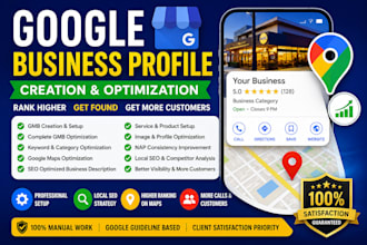 google my business setup and optimization