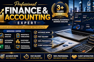 do finance and accounting related tasks professionally