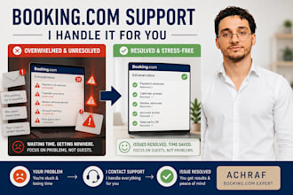 contact booking com customer support on your behalf