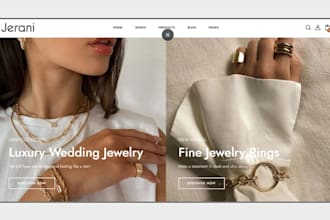 design jewelry website jewerly store fashion store earrings shopify cologne