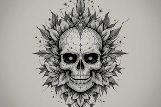 design professional tattoo and custom tattoo