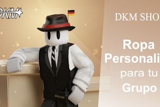ropa para tu tienda en roblox