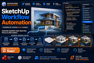 automate sketchup tasks using custom ruby plugins