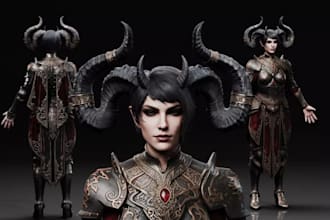 make 3d game character stylized character rigging unreal engine unity character
