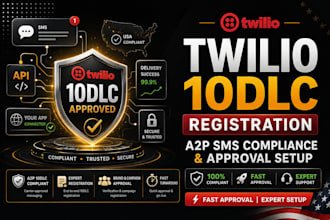twilio 10dlc registration with a2p SMS compliance and campaign setup expert
