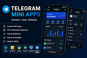 create telegram mini app for your business