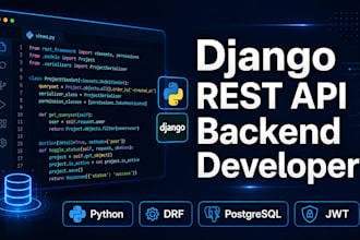 build a scalable django rest API backend for your web app