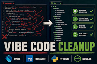 clean vibe coded apps or websites