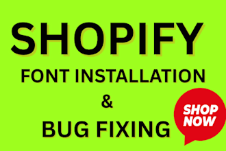 do custom font design and bug fixing