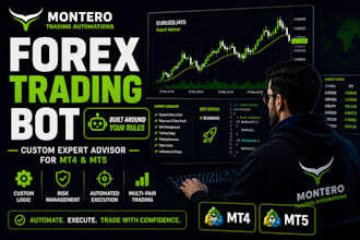 develop a custom forex trading bot for mt4 and mt5