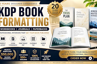 kdp book formatting for workbooks journals and paperbacks