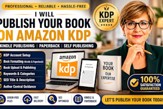 publish your book on amazon KDP book publishing for kindle and paperback