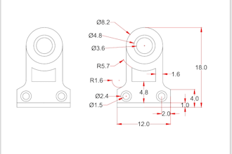 create precise autocad 2d mechanical drafting