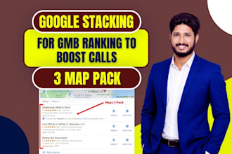 do google stacking for gmb ranking in 3 map pack
