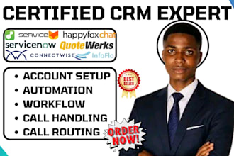 set up and integrate infoflo connectwise servicem8 servicenow happyfox and quote