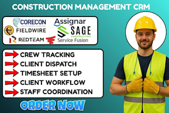 setup redteam service fusion fieldwire sage construction corecon assignar