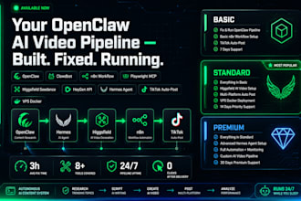 openclaw tiktok higgsfield heygen ai video fix hermes n8n mcp playwright video
