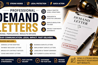 draft customized settlement demand letters with strong legal language