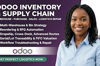 setup odoo accounting inventory sales workflow troubleshooting and system fix