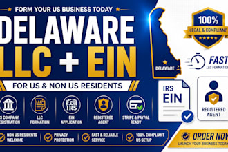 form delaware llc company with ein and registered agent