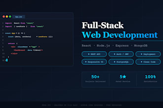 build a responsive full stack web app using react and nodejs