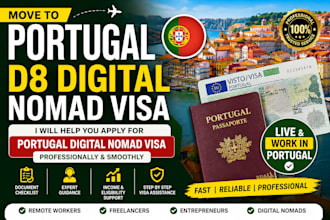 help you apply for the portugal digital nomad visa professionally