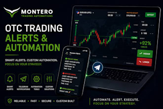develop otc trading alerts and automation tools
