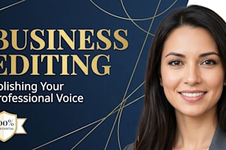 professionally edit and proofread your business documents