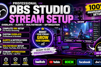 setup your obs studio for twitch and promote your live stream