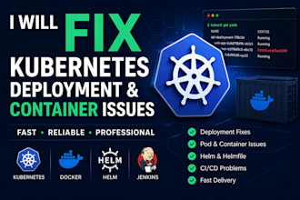 fix kubernetes, helm and container deployment issues