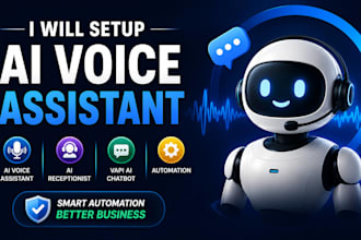setup ai voice assistant ai receptionist vapi ai chatbot and make com automation