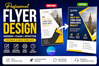 convert your PDF, flyer, or design into editable canva template