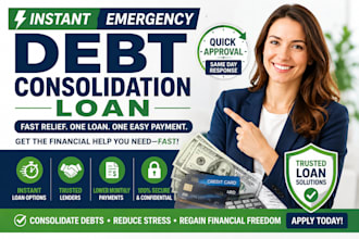 connect you with fast emergency debt relief loan lenders