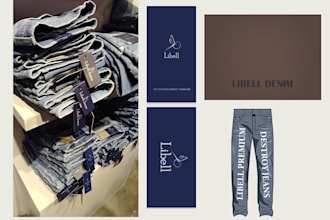create fashion labels and trim designs for clothing brands
