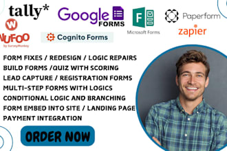 build google forms, tally, cognito, microsoft forms, fillout, wufoo survey form