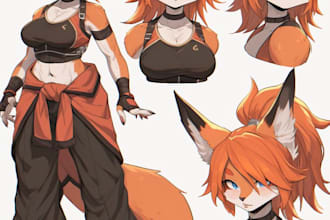 draw fury reference sheet character, fury avatar, oc avatar