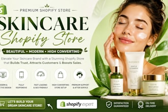 skincare website beauty website shopify store skincare shopify skincare